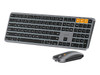 ProtoArc Backlit Bluetooth Keyboard and Mouse for Mac - Multi-Device Wireless