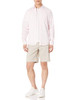 AMAZON ESSENTIALS MEN LONG-SLEEVE CASUAL POPLIN SHIRT - SIZE: MEN XXL - PINK New