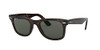 RAY-BAN RB2140 ORIGINAL WAYFARER GRADIENT SQUARE SUNGLASSES, TORTOISE GREEN