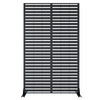 UPHYB METAL PRIVACY SCREEN 6FT OUTDOOR PRIVACY SCREEN KRWQOT190BK - BLACK