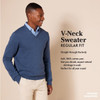 AMAZON ESSENTIALS MEN'S V-NECK PULLOVER SWEATER SIZE: MEN XL GOLDEN OLIVE New