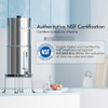 SANSUI PUREWELL 2.25G GRAVITY WATER FILTER SYSTEM 3-STAGE K8772B - SILVER