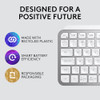 Logitech MX Keys Mini Minimalist Wireless Illuminated Keyboard - Pale Gray