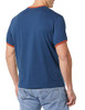 AMAZON ESSENTIALS MEN'S RINGER T-SHIRT LARGE TALL - INDIGO RUST New