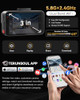 TERUNSOUL 4K+4K DASH CAM FRONT REAR 128GB CAR MEMORY - DARK GRAY