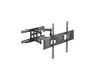 AUDSTER FULL-MOTION TV WALL MOUNT FITS MOST 37"-92" FLAT & CURVED TVS - BLACK