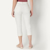 AMAZON ESSENTIALS LOW STRETCH SLIM MID-RISE CAPRI JEANS SIZE 10 - WHITE New