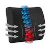 MIND READER LUMBAR SUPPORT PILLOW AIR-CLOUD TECHNOLOGY BACKSAM-BLK - BLACK New