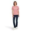SPYDER WOMENS FLORAL LOGO GRAPHIC SHORT SLEEVE T-SHIRT FRENCH ROSE M New