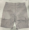 ROAMING SOUL MEN'S COTTON FLEX STRETCH CARGO SHORTS SIZE 36 - LIGHT GRAY New