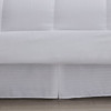 DOBBY STRIPE 8 PIECE COMFORTER SET QUEEN - WHITE New