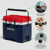 IGLOO TRAILMATE COOLER | INSULATED HARD SHELL ICE CHEST 25QT - AMERICANA