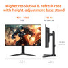 AMAZON BASICS 24" (23.8" Viewable) FHD 1080P 165Hz VESA 24M2020GNA - BLACK