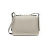 CALVIN KLEIN LOWEN TOP ZIP CROSSBODY, WHITE/BLACK, ONE SIZE - CHERUB WHITE New