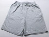 PACIFIC POLO CLUB MEN'S DRAWSTRING LOUNGE SWEAT SHORTS - SIZE: M - HEATHER GRAY New