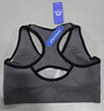 HEATHYOGA HIGH IMPACT SPORTS BRA FOR WOMEN,SUPPORT PADDING - SIZE WOMEN L - GRAY