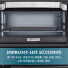 CALPHALON PERFORMANCE 12-IN-1 AIR FRY TOASTER OVEN DUAL ZONE PIZZA COMBO - DARK New