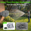 PATOOLIO RETRACTABLE GARDEN HOSE REEL 5/8 IN X 100 FT, H85 - GRAY