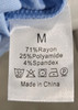 GENERIC UNI-SEX T-SHIRT - SIZE: MEN M WOMEN M - LIGHT BLUE