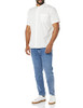 AMAZON ESSENTIALS MEN'S SHORT SLEEVE DRESS SHIRT STRETCH WHITE XS