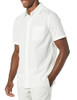AMAZON ESSENTIALS MEN'S SHORT SLEEVE DRESS SHIRT STRETCH WHITE XS