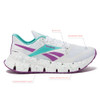 REEBOK MENS FLOATZIG RUNNING SHOES MEN SIZE 9.5 FTWR WHITE/AI AQUA/PURPLE RAVE New