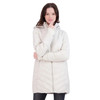 SPYDER WOMEN'S BOUNDLESS LONG HOODED PUFFER JACKET - MEDIUM - WHITE, SPFGM045