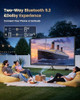 WIMIUS SMART MINI PROJECTOR WIFI BLUETOOTH COMPATIBLE NETFLIX P61 PRO - BLACK