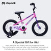 CHIPMUNK KIDS BIKE 12 14 16 18 INCH BICYCLE TRAINING WHEELS - PINK