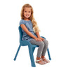 ECR4KIDS PLASTIC STACKABLE SITRIGHT CHAIR 11IN CLASSROOM FURNITURE 4 PACK New