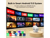 AKIYO O4 Projector, 2026 Upgraded Mini Projector Full HD 1080P WiFi Bluetooth,
