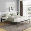 Novel 14 Inch Bed Frame Metal Storage Queen Size NV0BFB03 - Black