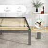 Novel 14 Inch Bed Frame Metal Storage Queen Size NV0BFB03 - Black