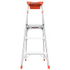 LITTLE GIANT HERO 5' MODEL ANSI TYPE IAA 375 LB STEPLADDER - WHITE/ORANGE