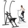 MERACH STAIR STEPPER EXERCISE VERTICAL CLIMBER MACHINE FULLBODY HOME GYM - BLACK