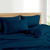 KATHY IRELAND 1000 THREAD COUNT STANDARD COTTON RICH 6PCS  SHEET KING BLUE COVE