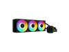 GAMDIAS Aura GLV2 360mm AIO Liquid CPU Cooler, Rotatable Performance 10-Pole