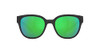 COSTA WOMEN'S SALINA 580P SUNGLASSES BLACK FRAME GREEN MIRROR LENS - BLACK/FRAME