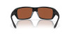COSTA DEL MAR TAILFIN POLARIZED RECTANGULAR SUNGLASSES - MATTE BLACK/GREEN 580G