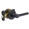 AMAZON BASICS CONTEMPORARY MADISON PASSAGE DOOR LEVER MATTE BLACK 1-PACK New