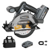 WORKPROX 20V CIRCULAR SAW, 6-1/2'' BRUSHLESS (5500 RPM) WX125394AE - BLACK/GRAY