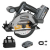 WORKPROX 20V CIRCULAR SAW, 6-1/2'' BRUSHLESS (5500 RPM) WX125394AE - BLACK/GRAY