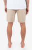 HURLEY PHANTOM HEATHER WALKSHORTS 20 MEN'S SHORTS SIZE:34 9" INSEAM, KHAKI New
