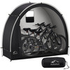 AZAEAHOM BIKE STORAGE SHED TENT - BLACK