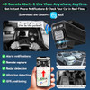 DEERASK PRO2 4G LTE DUAL 1080P CAR SECURITY DASH CAM, LIVE REMOTE VIEW, BLACK