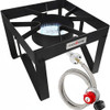 GAS ONE B-5200KA OUTDOOR COOKER HIGH PRESSURE STEEL BRAIDED HOSE PROPANE BURNER