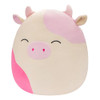 SQUISHMALLOWS ORIGINAL 20-INCH CAEDYN CREAM COW PINK SPOTS SQCR05567 - NEW New