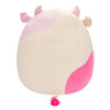 SQUISHMALLOWS ORIGINAL 20-INCH CAEDYN CREAM COW PINK SPOTS SQCR05567 - NEW New