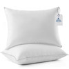 DAN RIVER Double Needle Pillows King (20x36), Set of 2 | Hotels Essentials White