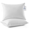 DAN RIVER Double Needle Pillows King (20x36), Set of 2 | Hotels Essentials White